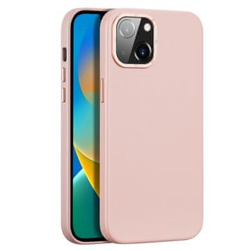 Dux Ducis Maska Dux Ducis Grit od umjetne kože za iPhone 14 Plus (MagSafe), roza