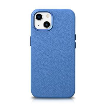 iCARER Futrola iCarer Litchi za iPhone 14 Plus, svijetlo plava