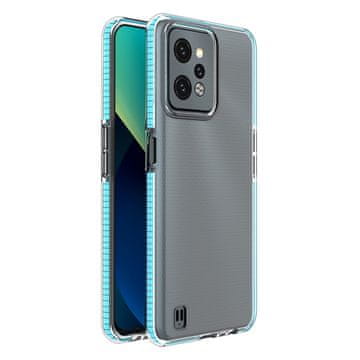 HURTEL Hurtel Spring Case maska za Realme C31, silikonska futrola sa okvirom, svetlo plava