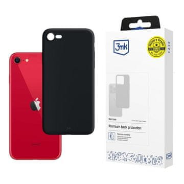 3mk Matt maska za Apple iPhone SE 2020 / SE 2022 - crna