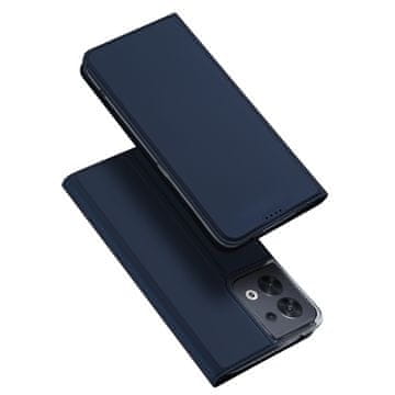 Dux Ducis Dux Ducis Skin Pro futrola za Oppo Reno 8 preklopna futrola novčanik stalak plava