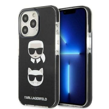 Karl Lagerfeld Karl Lagerfeld Karl&Choupette Head futrola za iPhone 13/13 Pro - Crna
