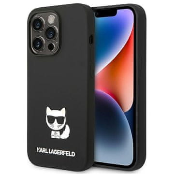 Karl Lagerfeld Karl Lagerfeld Tvrda maska Silicone Choupette Body za iPhone 14 Pro Max 6.7" crna