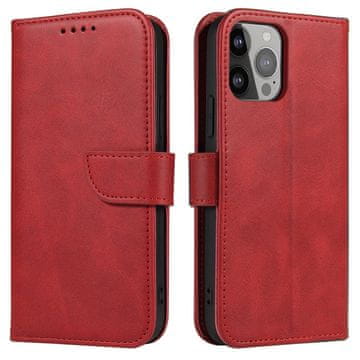 HURTEL Hurtel Magnet Case za Samsung Galaxy S23+ - crvena novčanik/postolje