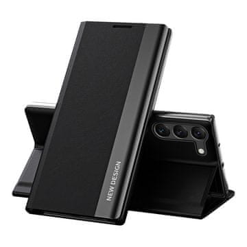 HURTEL Hurtel Sleep Case Pro maska za Samsung Galaxy S23+ sa preklopnim stalkom, crna