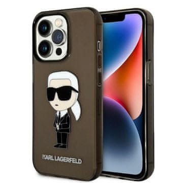 Karl Lagerfeld Futrola Karl Lagerfeld Ikonik Karl za iPhone 14 Pro - crna