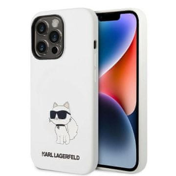 Karl Lagerfeld Karl Lagerfeld Silicone Choupette etui za iPhone 14 Pro Max - bijela