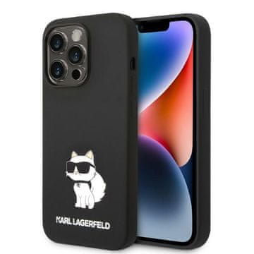 Karl Lagerfeld Karl Lagerfeld Silicone Choupette etui za iPhone 14 Pro Max - crna