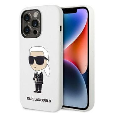Karl Lagerfeld Karl Lagerfeld Silicone Ikonik etui za iPhone 14 Pro Max - bijela