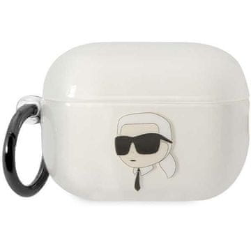 Karl Lagerfeld Karl Lagerfeld futrola za Airpods Pro 2 Ikonik Karl Lagerfeld, prozirna