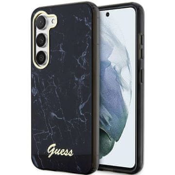 Guess Guess maska Marble za Samsung Galaxy S23+ S916, crna