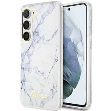 Guess Guess maska Marble za Samsung Galaxy S23 S911, bijela
