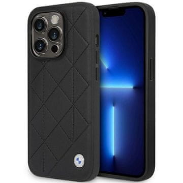 Bmw Futrola BMW BMHCP14L22RQDK za iPhone 14 Pro 6.1" kožna prošivena (Quilted), crna