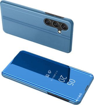 HURTEL Hurtel Clear View Case futrola za Samsung Galaxy A24 4G s preklopnim poklopcem, plava
