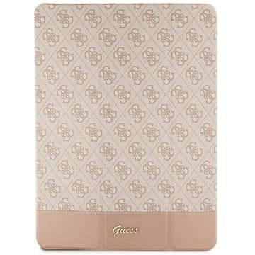 Guess Etui Guess 4G Stripe Allover za iPad Pro 12.9" - rozi