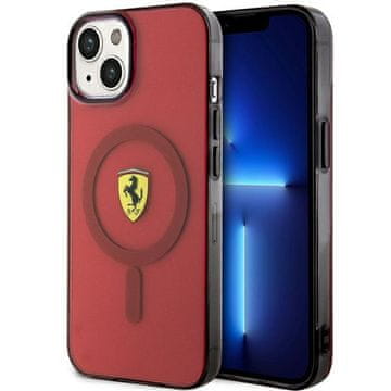 Ferrari Prozirna MagSafe maskica za iPhone 14 , crvena