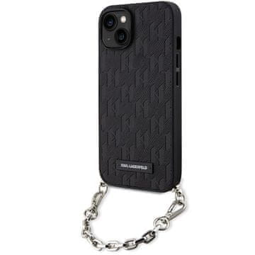 Karl Lagerfeld Karl Lagerfeld Saffiano Monogram etui s remenom za iPhone 14 6.1"