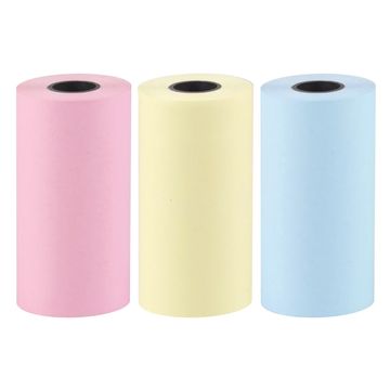 HURTEL 3 rolice papira u boji za mini termo printer HURC9