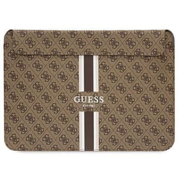 Guess 4G Smeđa torba za laptop s printanim prugama 14"