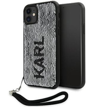 Karl Lagerfeld Karl Lagerfeld futrola za iPhone 11 / Xr 6.1" Sequins Cord, srebrna