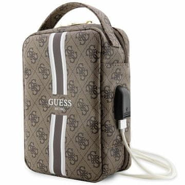 Guess 4G Smeđa futrola za MacBook s printanim prugama
