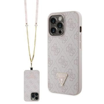 Guess Futrola Guess Crossbody 4G Metal Logo za iPhone 13 Pro / 13 - roza