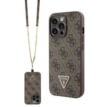 Guess Futrola Guess Crossbody 4G Metal Logo za iPhone 13 Pro / 13 - smeđa