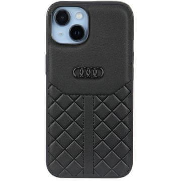 Audi Tvrda futrola za iPhone 14 od prave kože, crna