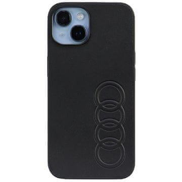 Audi Futrola za iPhone 14 od sintetičke kože, crna, tvrda