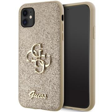 Guess Navlaka Guess Glitter Script Big 4G za iPhone 11 / Xr - zlatna
