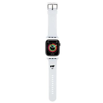 Karl Lagerfeld Karl Lagerfeld remen 3D Rubber Choupette Heads za Apple Watch 38/40/41mm - Bijela