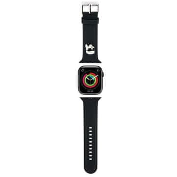 Karl Lagerfeld Remen za Apple Watch 38 mm 3D guma crna