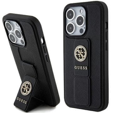 Guess Guess maska za iPhone 15 Pro Max - crna, Saffiano