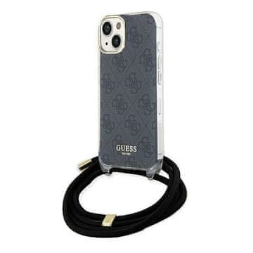 Guess Guess Crossbody Cord 4G Print futrola za iPhone 15/14/13 - crna
