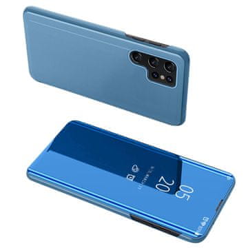 HURTEL Hurtel Clear View maska s preklopom za Samsung A05s - plava