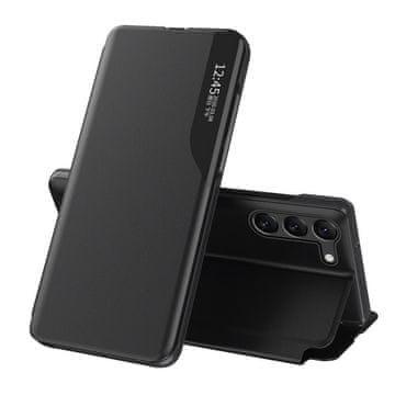 HURTEL Hurtel Eco Leather View maska s preklopom za Xiaomi POCO C65 / Redmi 13C - crna