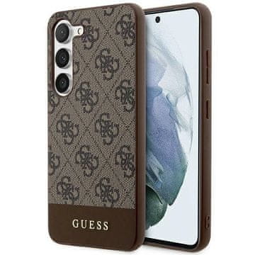 Guess Navlaka za Samsung Galaxy S24+ Guess 4G Stripe Collection - smeđa