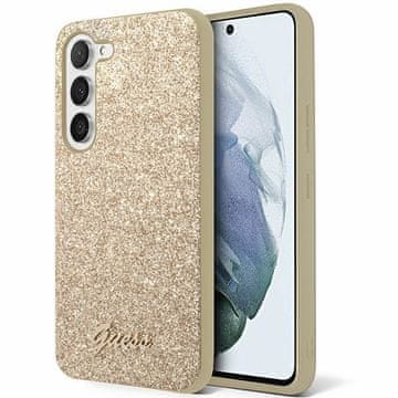 Guess Navlaka za Samsung Galaxy S24+ Guess Glitter Script - zlatna