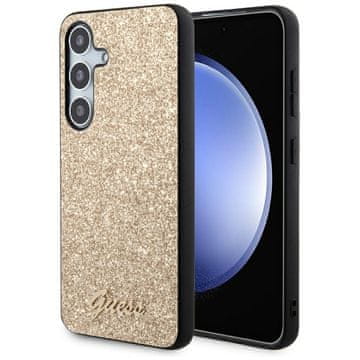 Guess Navlaka za Samsung Galaxy S24 Guess Glitter Script - zlatna