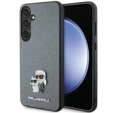 Karl Lagerfeld Karl Lagerfeld Saffiano Karl & Choupette futrola za Apple iPhone S24/S921, siva