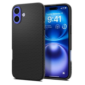 Spigen Liquid Air futrola za iPhone 16 - crna