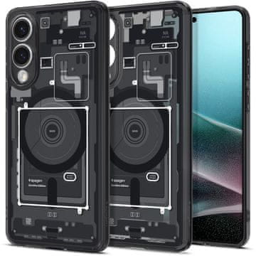 Spigen Spigen Ultra Hybrid Mag Maskica s MagSafe za Samsung Galaxy S25 Edge - crna s printom