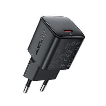 AceFast Acefast A117 GaN PD 20W USB-C zidni punjač - crna