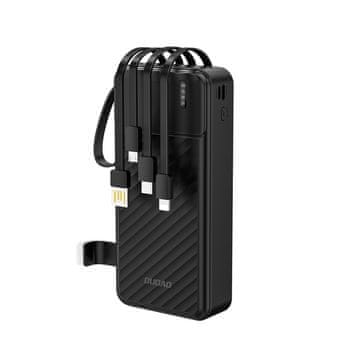 DUDAO Dudao K11 Pro Powerbank 20000mAh s 4 ugrađena kabela - crna