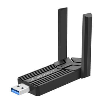WOZINSKY Wozinsky WAX-1800 WiFi 6 USB 3.0 adapter, 1800 Mbps, crni