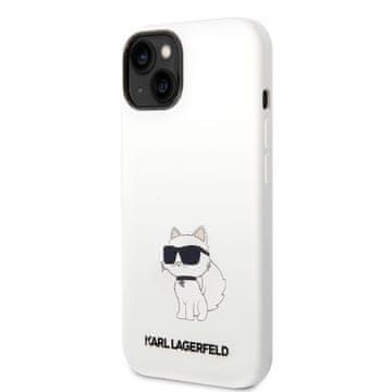 Karl Lagerfeld Karl Lagerfeld Tvrda Futrola Za Iphone 14 Plus 15 Plus 6,7 Bijela Silikonska