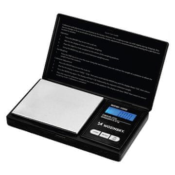 WOZINSKY Wozinsky WDW-1000 precizna vaga 200g/0.01g, osvijetljena - crna