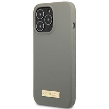 Guess Guess Tvrda Futrola Za Iphone 13 Pro Max Za Magsafe Silikonsku Pločicu S Logom