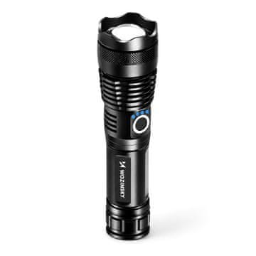 WOZINSKY Wozinsky WLT-15W taktična svjetiljka, 15W, 1500lm, CREE, IP65, crna