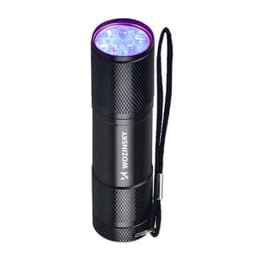 WOZINSKY Wozinsky WLD-9L UV svjetiljka, IP65, za otkrivanje tragova, 9 LED, crna